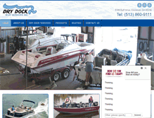 Tablet Screenshot of drydockboat.com